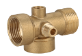 5-ти выводной соединитель латунный, 1" x 1/4" х 80