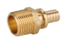Переходник с наружной резьбой латунный, 20-R 1/2"