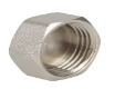 Заглушка ВР, никелированная, 1/2"