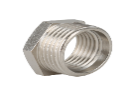 Футорка НР-ВР, никелированная, 1/2" х 3/8"